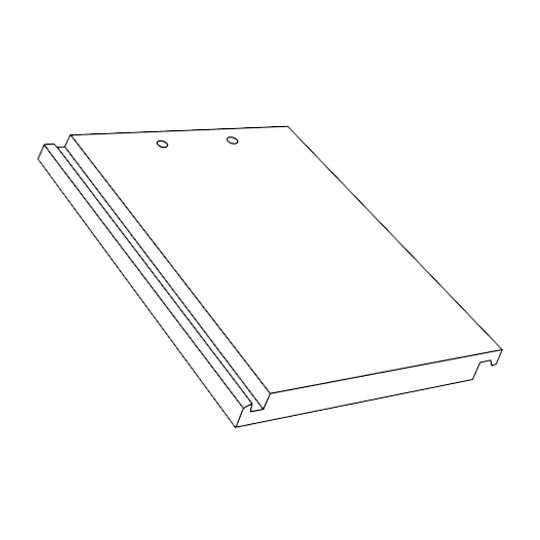 Eagle Roofing Products 12-3/8" x 17" Eaglelite Bel Air Field Tile — EGLBA4646FINCA