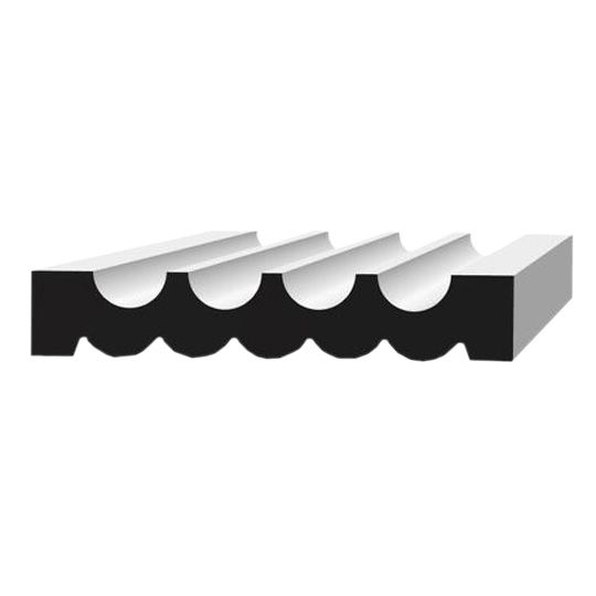 Azek 15/16" x 5-1/4" x 16' Fluted/Reeded Casing
