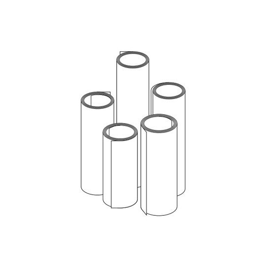 Klauer Manufacturing Company 10" x 50' Standard Aluminum Roll Valley