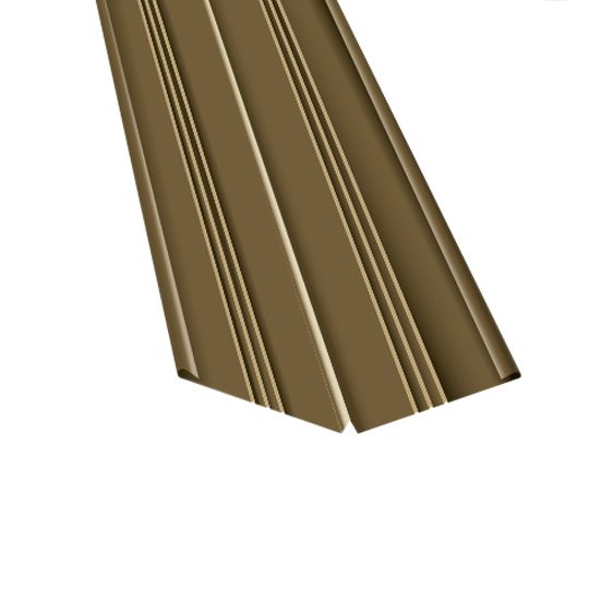 Metal Sales 16 Oz. 20" x 10' Copper W-Valley Flashing