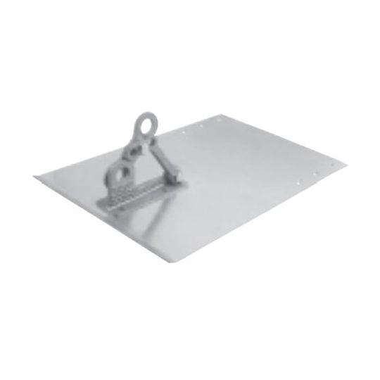 Berger Building Products #122 x 10" x 18" Mullane Fitrite Protector Bronze Fence Bracket for 2 Pipes