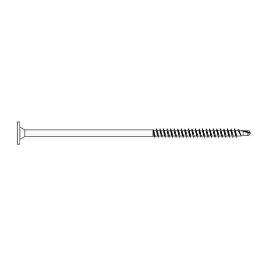 TruFast #2 x 6-1/2" Sipld Light-Duty Drill Point Fasteners - Bucket of 500