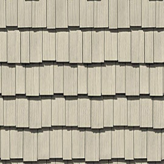 CertainTeed Siding Cedar Impressions Double 7" Staggered Perfection Polymer Shingle Siding - Cedar Grain Finish — CERCID7SGDT