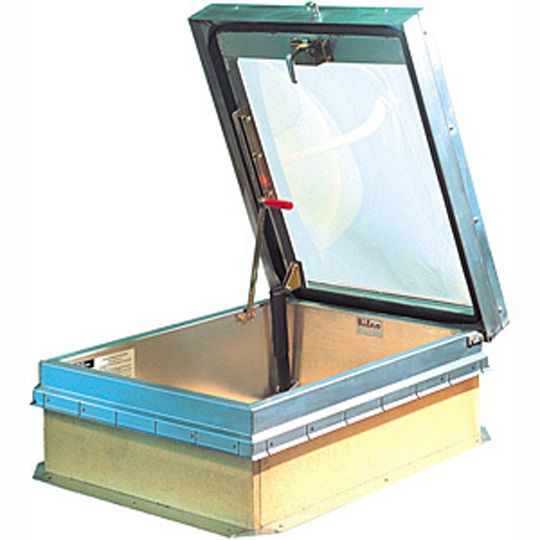 Bilco 36" x 30" Type "Gs" Daylighting Roof Hatch featuring Skylight & 16" Modified Curb Liner
