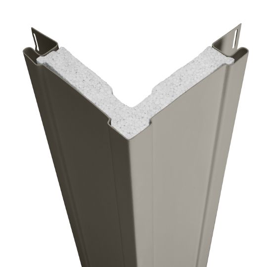 CertainTeed Siding 3/4" x 20' Traditional SuperCorner with Foam Insert - Matte Finish — CERSCTRGG