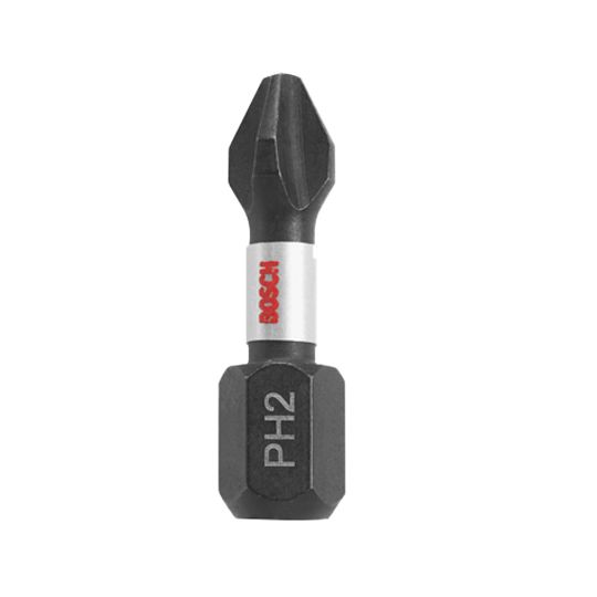 Bosch 1" Impact Tough Phillips #2 Power Bit