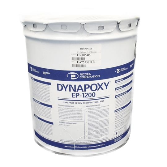 Pecora DynaPoxy EP-1200 Two-Part Epoxy Security Sealant - 1.5 Gallon Kit
