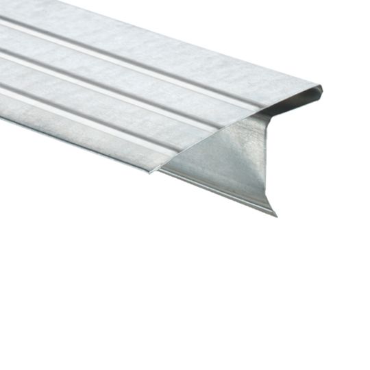 Phillips Manufacturing 5" x 10' Style D Hemmed Roof Edge - Sold Individually — Flashings — PHM500DREH28HDG