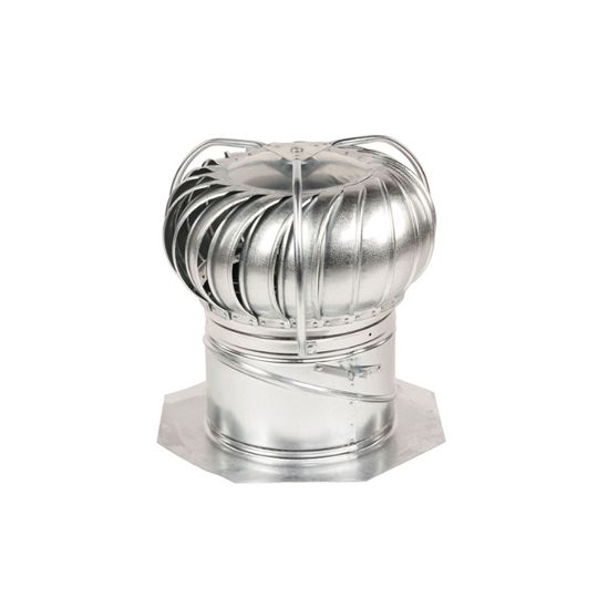 GAF MasterFlow Galvanized Externally-Braced Replacement Wind Turbine Head