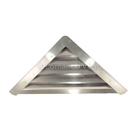 Lomanco 20-3/8" A-Series Adjustable Vari-Pitch Triangular Louver — LOMA50BMI