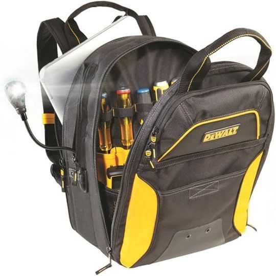 DeWalt 33-Pocket Lighted Usb Charging Tool Backpack