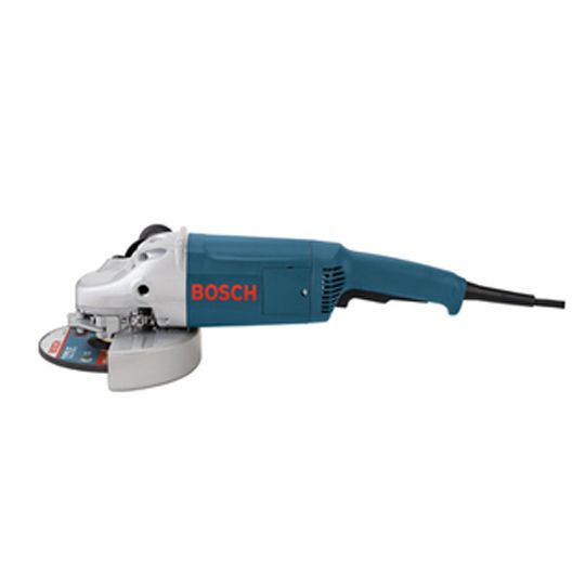Bosch 7" 15 Amp Large Angle Grinder with Rat Tail Handle