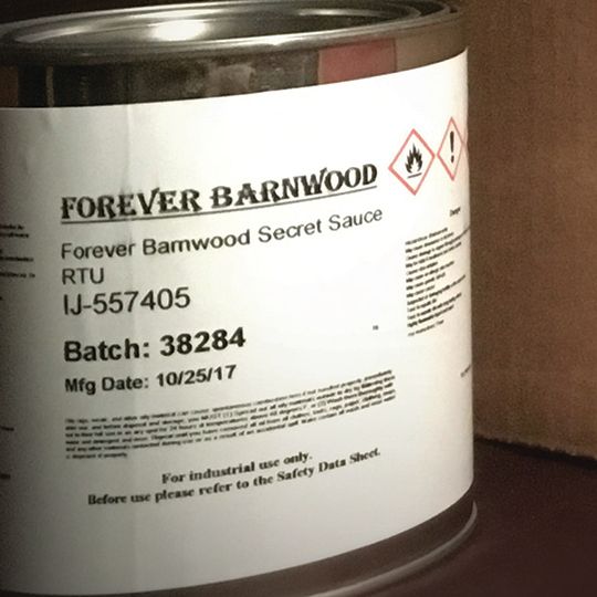 Forever Barnwood Quart Can Touch Up Product Secret Sauce MP6
