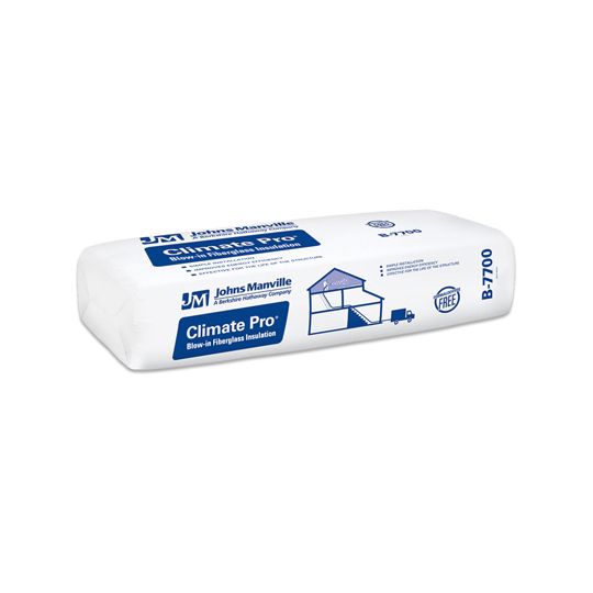 Johns Manville Climate Pro B7700 Blow-In Loose-Fill Fiberglass Insulation