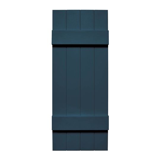 Mid-America Board-N-Batten Standard Four-Board Joined Shutter — MABBNB4BJ1467036