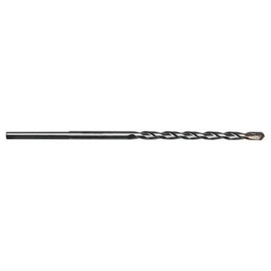 Milwaukee 1/4" x 4" x 6" 3-Flat Secure-Grip Hammer-Drill Bit