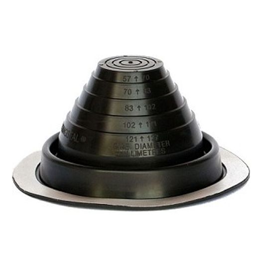 Golden Rule Fasteners #3 x 1/4" to 5" Round Pipe Flashing — Flashings — GORPFRB3