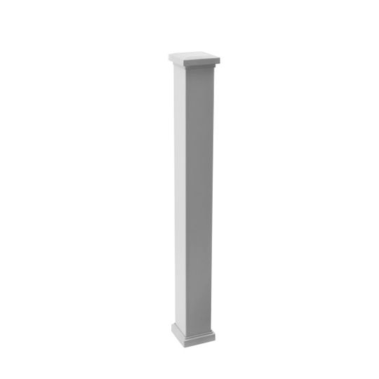 Trex 4" x 4" Select All-In-One Post Sleeve — TRXSTRP4440WH