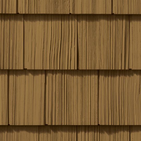 CertainTeed Siding Cedar Impressions Double 7" Straight Edge Rough-Split Polymer Shake Siding — CERCID7RSMC