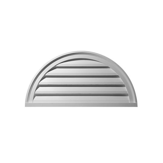 Fypon Molded Millwork 32" Half-Round Louver