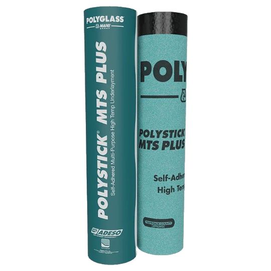 Polyglass Polystick Mts Plus Self-Adhered High Temperature Roof Underlayment