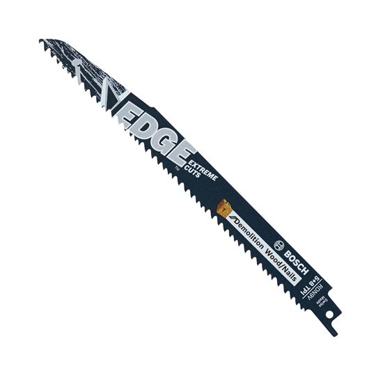 Bosch 9" 5/8 Tpi Edge Reciprocating Saw Blades for Wood/Nail Demolition - Package of 5