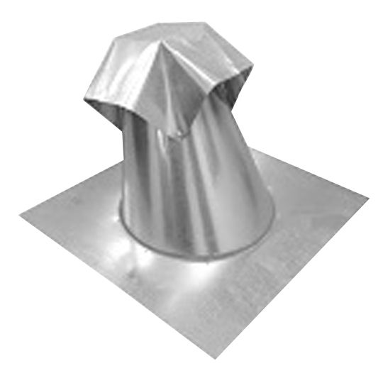 DOT Metal Products 2" Galvanized Flat Roof Jack