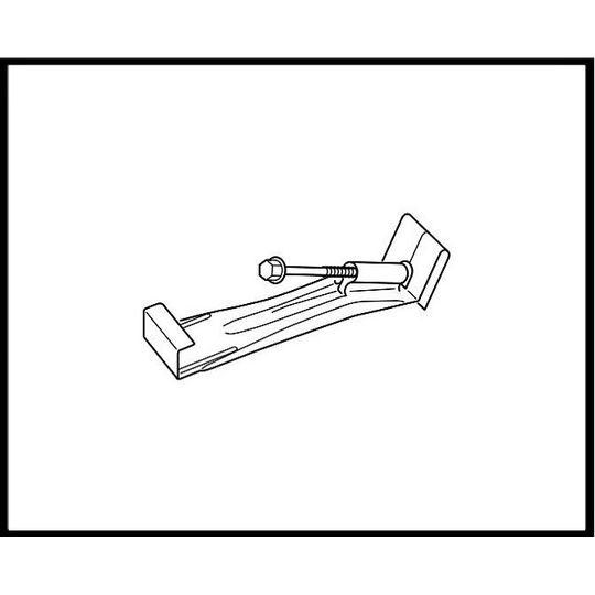 Mastic 5" Aluminum Zip Hanger