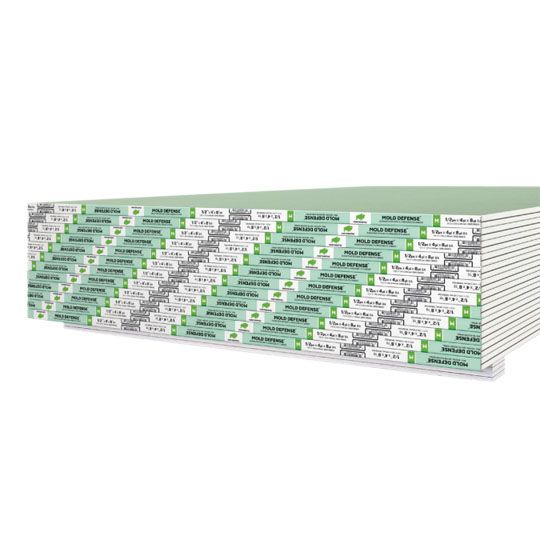 Continental Building Products 1/2" x 4' x 12' Gypsum Mold Defense Ii Moisture Resistant