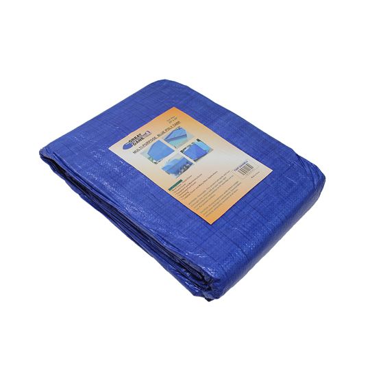 The Brush Man 20' x 40' Super Blue Poly Tarp