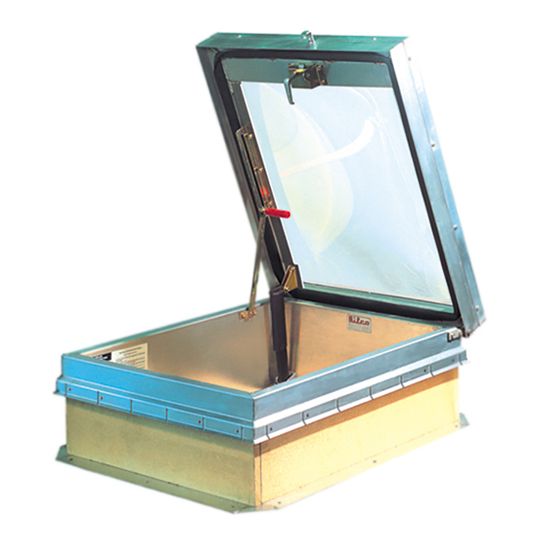 Bilco 36" x 30" Type "Gs" Aluminum Roof Hatch with Dome Skylight