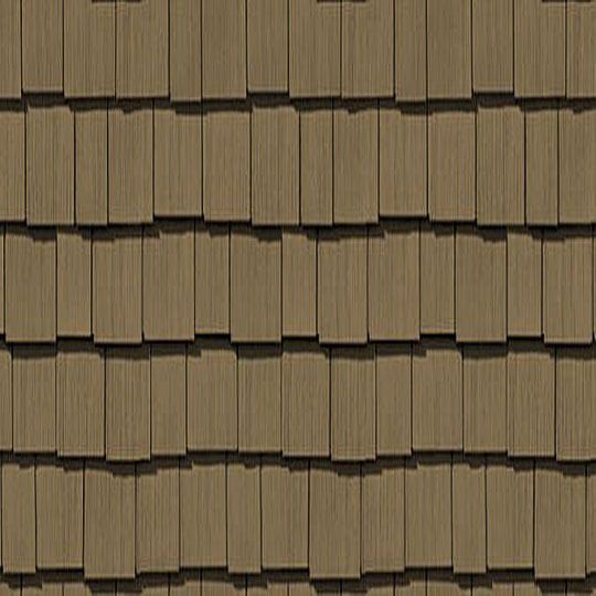 CertainTeed Siding Cedar Impressions Double 7" Staggered Perfection Polymer Shingle Siding - Cedar Grain Finish — CERCID7SGHS