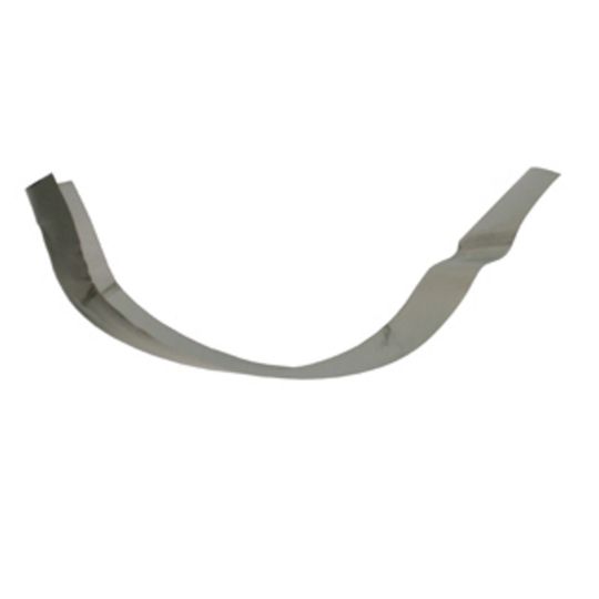 Berger Building Products 26 Gauge 6" Half Round Outside Galvalume 90° Strip Miter