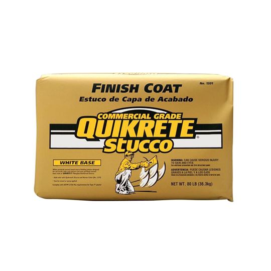 Quikrete Finish Coat Stucco - 80 Lb. Bag — OKC120180FW