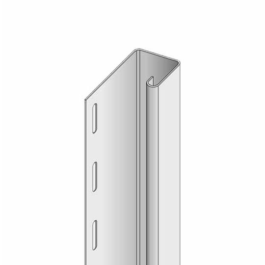 Alside 1" x 12'6" Vinyl J-Channel with 3/4" Receiving Channel — ASI1051184H
