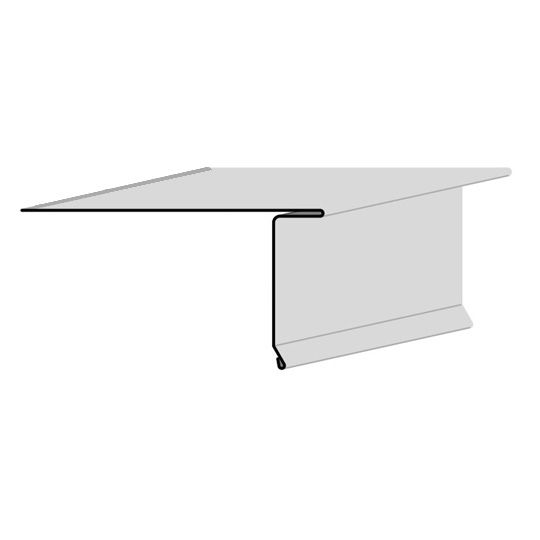 Edco Products Style "D" Steel Drip Edge - Entex Finish — Flashings — EPISDEDENTCL