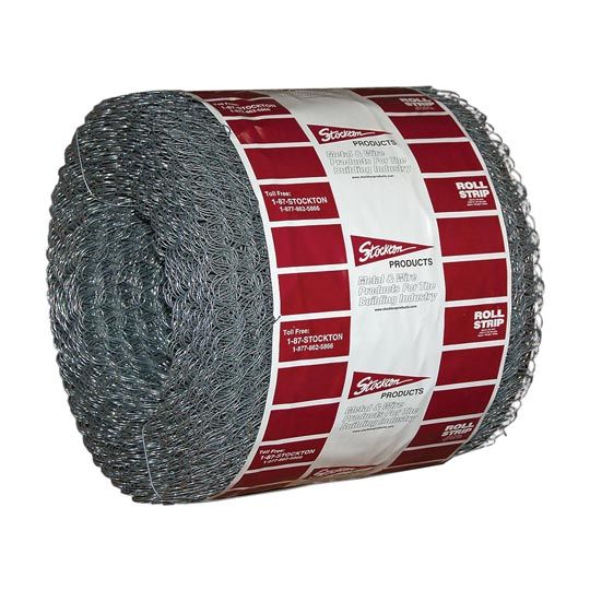 Stockton Products 4" x 250' Galvanized Wire Roll Stripping