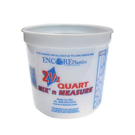 Encore Plastic Paint Container - 2.5 Quart