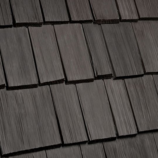 Davinci Roofscapes 12" Shake Hip & Ridge — Slate Roofing — DAVHR5868351
