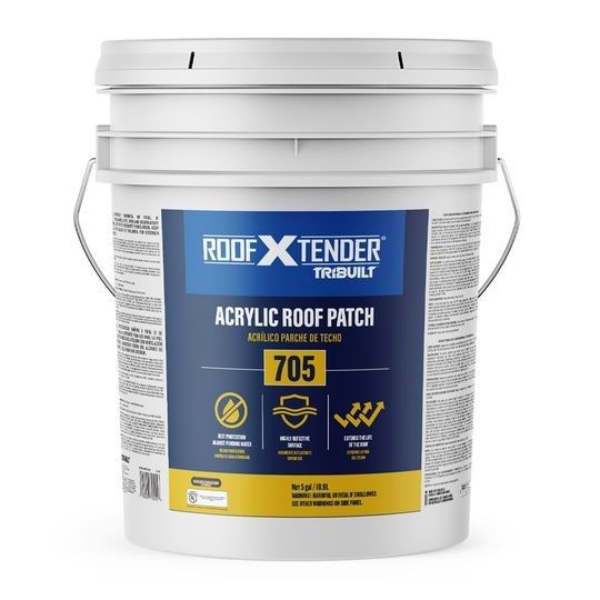 TRI-BUILT Roof X Tender 705 Acrylic Roof Patch — Adhesives, Caulks & Sealants — TRIRX7053