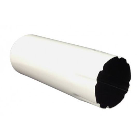 Berger Building Products .019" x 3" x 10' Plain Round Painted Aluminum Downspout — BBPDSPRPHG3