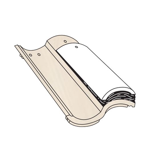 Eagle Roofing Products Boosted Capistrano Cap Tile — EGLSCA8816BCSCA