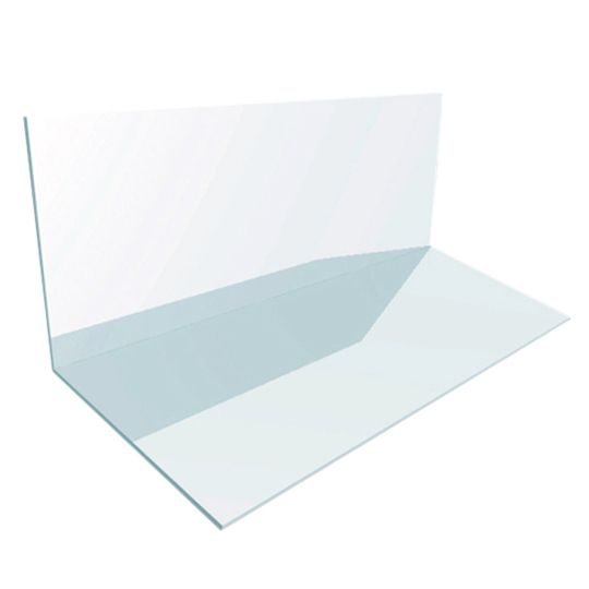 Caliber Metals 3" x 4" x 7" Aluminum Pre-Bent Step Flashing — Flashings — CBMPBSF347BR