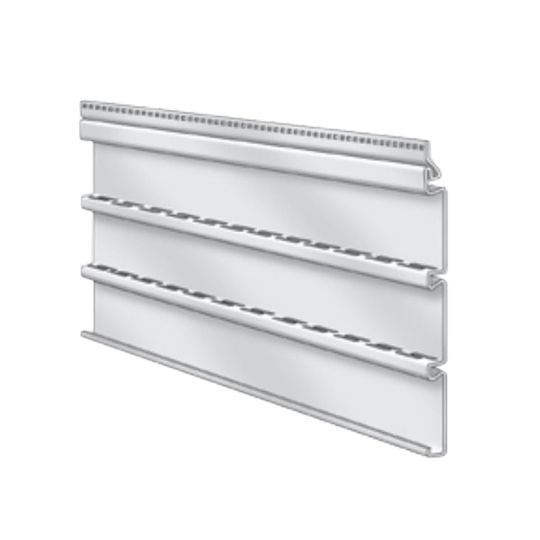Royal Building Products Triple 3-1/3" Hidden Vent Designer Soffit - Matte Finish — ROYRST3NSHVBST