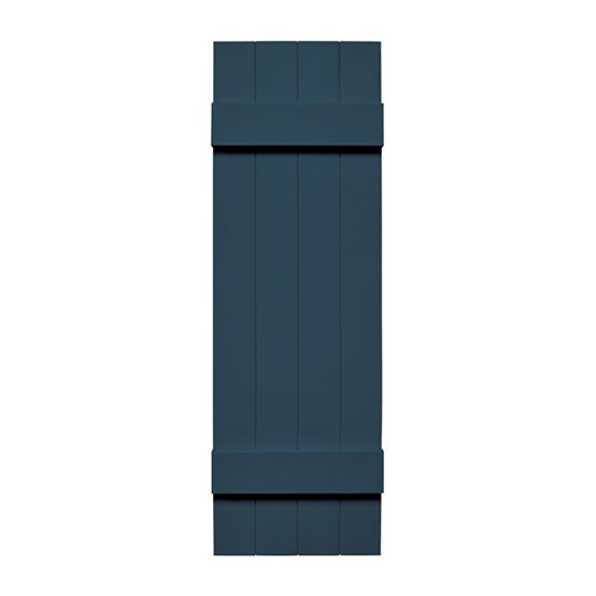 Mid-America Board-N-Batten Standard Four-Board Joined Shutter — MABBNB4BJ1443036