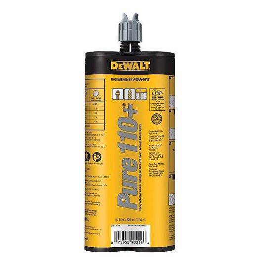 Powers Fasteners Pure110+ Injection Adhesive Anchoring System - 9 Oz. Cartridge