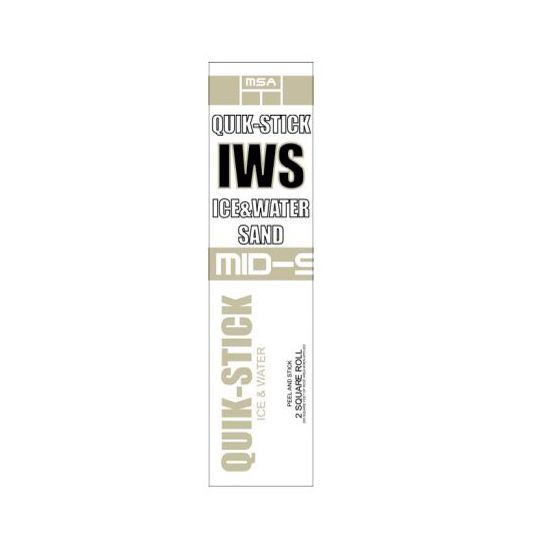 Mid-States Asphalt Quik-Stick Ice & Water Sand Underlayment - 2 Sq. Roll