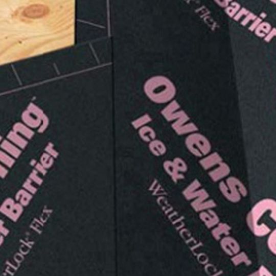 Owens Corning WeatherLock Flex Flexible Self Sealing Ice & Water Barrier - 2 Sq. Roll — CWEVCB2505061922