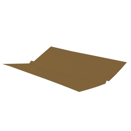 Protech Roofing Copper W-Valley with Hem — Flashings — PR3WV18COP