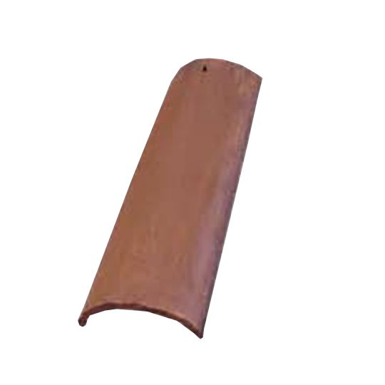 Redland Clay Tile Baja Mission 4000 Series Top Tile — Tile Roofing — RDLBMCASCBTOP